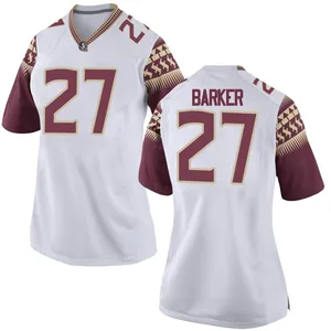 Ashlynd Barker Nike Florida State Seminoles Women's Game Football College Jersey - White