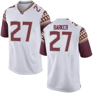 Ashlynd Barker Nike Florida State Seminoles Youth Game Football College Jersey - White