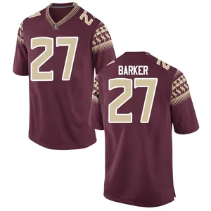 Men's Ashlynd Barker Nike Florida State Seminoles Men's Game Garnet Football College Jersey