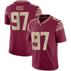 Men's William Ross Nike Florida State Seminoles Men's Game Garnet Football Jersey