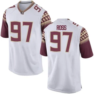 William Ross Nike Florida State Seminoles Men's Game Football College Jersey - White