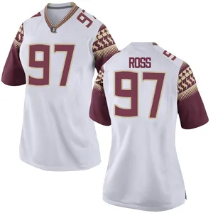 William Ross Nike Florida State Seminoles Women's Game Football College Jersey - White