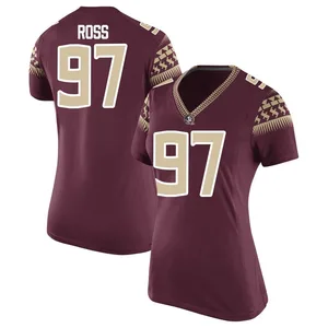 Women's William Ross Nike Florida State Seminoles Women's Game Garnet Football College Jersey