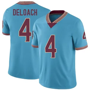 Youth Kalen DeLoach Nike Florida State Seminoles Youth Game Replica Turquoise Heritage Jersey